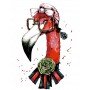 Картина по номерам Rosa „Fashion Flamingo“ 35х45см N00013207