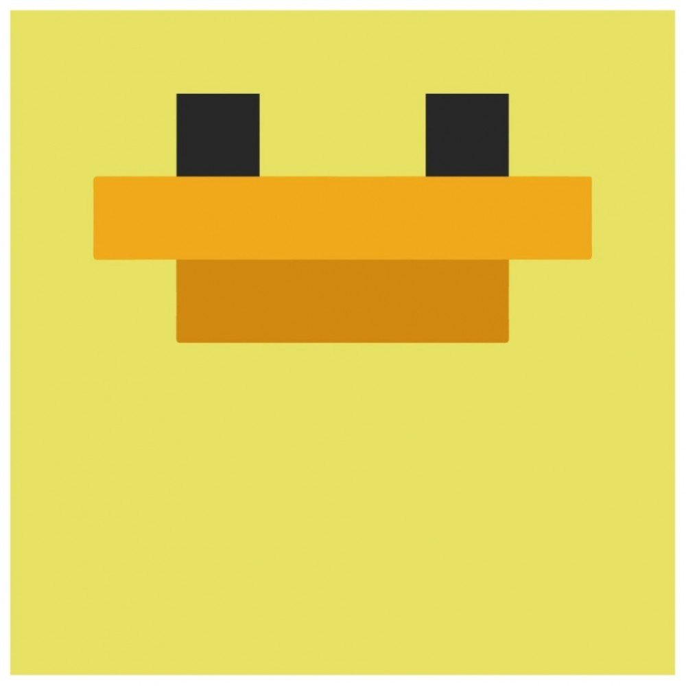 Роспись на холсте "Утка" 15021-AC 30x30 см Роспись на холсте "Утка" 15021-AC 30x30 см