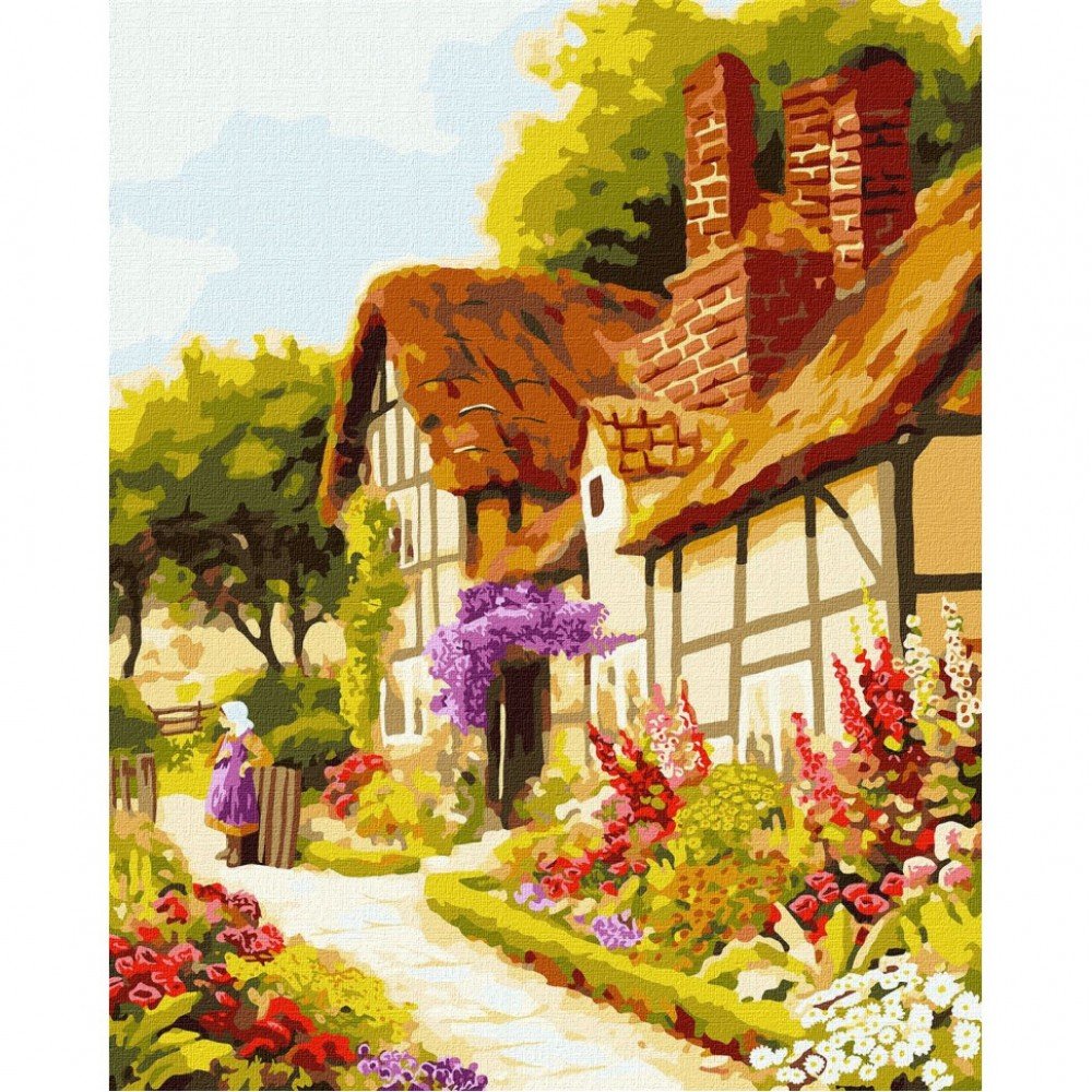 Картина по номерам "Сказочный дом" ©Екатерина Терещенко Идейка KHO2200 40х50 см