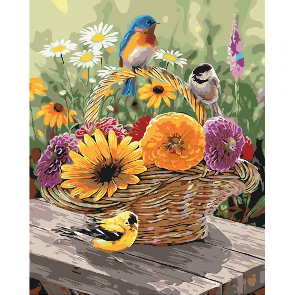 Картина по номерам "Летняя корзина" Art Craft 13134-AC 40х50 см