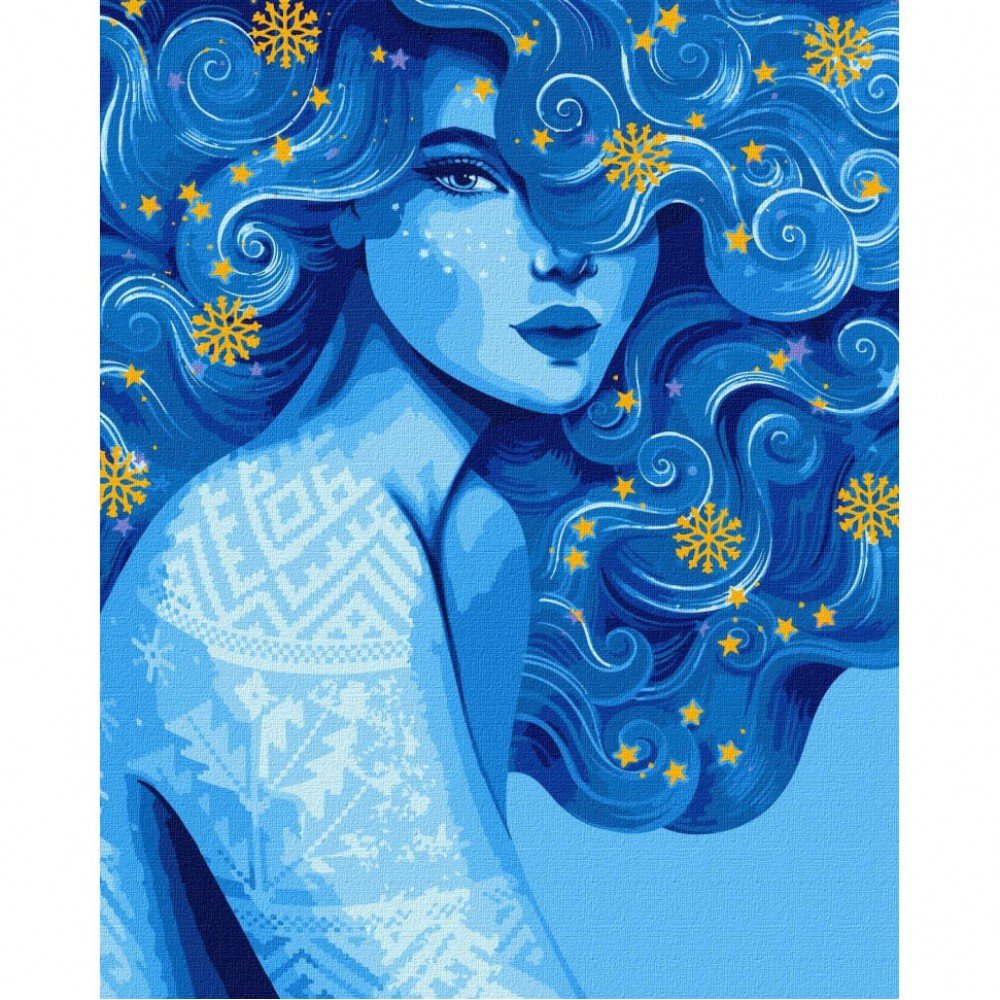 Картина по номерам "Холодная красота" ©pollypop92 Идейка KHO2587 40х50 см