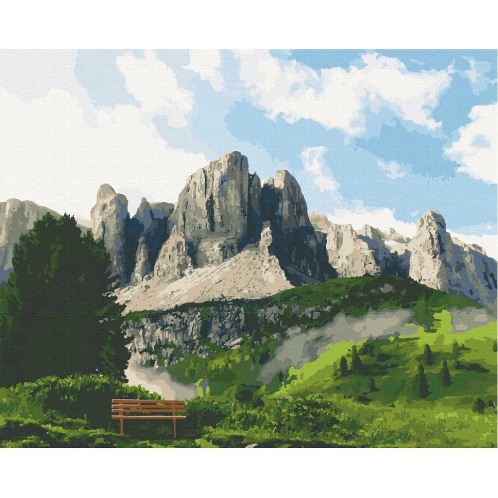 Картина по номерам Art Craft "Доломитовые Альпы" 40х50 см 10555-AC