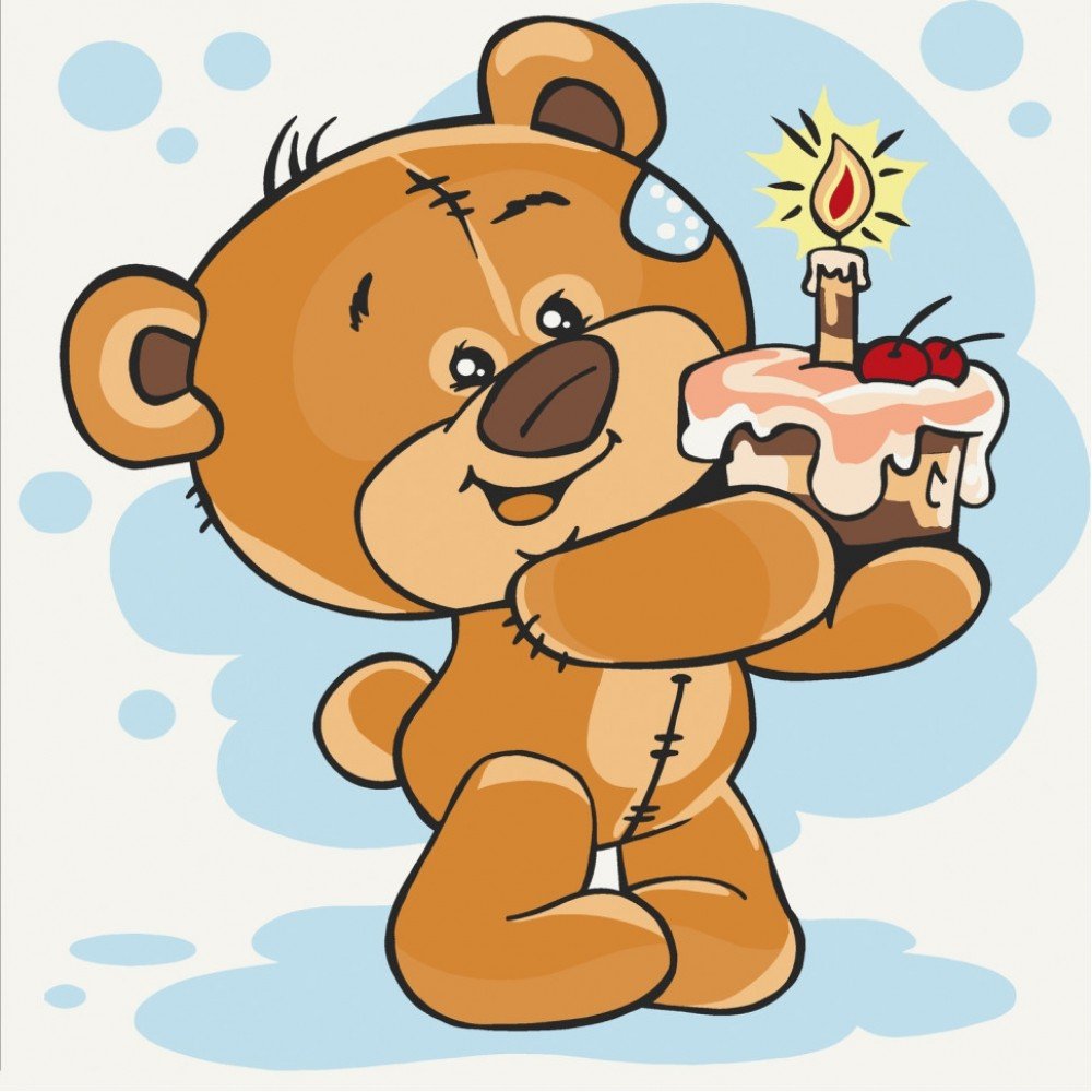 Роспись на холсте "Сладкий подарок" Art Craft 15570-AC 30х30 см Роспись на холсте "Сладкий подарок" Art Craft 15570-AC 30х30 см