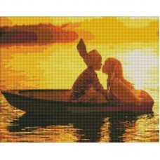 Алмазная мозаика "Первая любовь" Идейка AMO7230 40х50 см Алмазная мозаика "Первая любовь" Идейка AMO7230 40х50 см