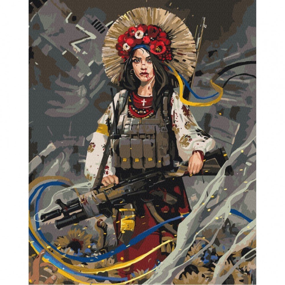 Картина по номерам "На защите свободы" © Станислав Лунин Brushme BS53113 40х50 см