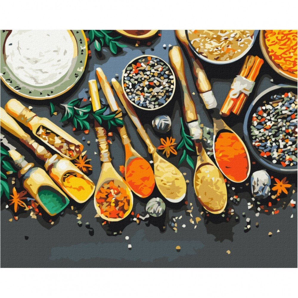 Картина по номерам "Ароматные специи" Brushme BS53398 40х50 см