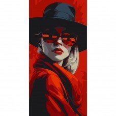 Картина по номерам "Стильная леди" 10020-AC 40х80 см Картина по номерам "Стильная леди" 10020-AC 40х80 см