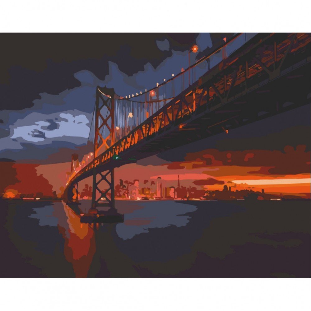 Картина по номерам "Golden Gate Bridge" Art Craft 11003-AC 40х50 см Картина по номерам "Golden Gate Bridge" Art Craft 11003-AC 40х50 см