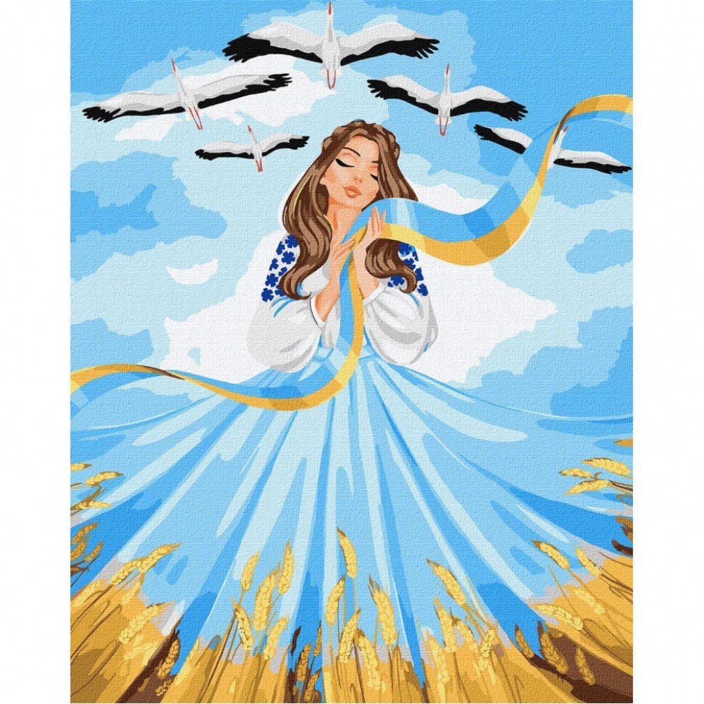 Картина по номерам "Все будет Украина" ©krizhanskaya Идейка KHO2613 40х50 см