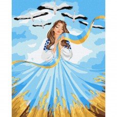 Картина по номерам "Все будет Украина" ©krizhanskaya Идейка KHO2613 40х50 см