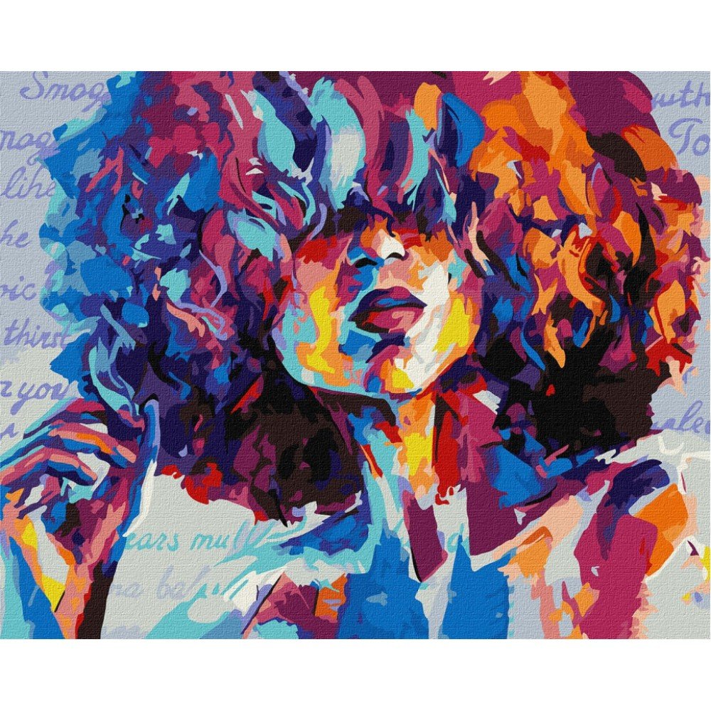 Картина по номерам "Яркий образ" Идейка KHO4845 40х50 см