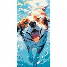 Картина по номерам "Ныряй со мной" 11528-AC 40x80 см Картина по номерам "Ныряй со мной" 11528-AC 40x80 см