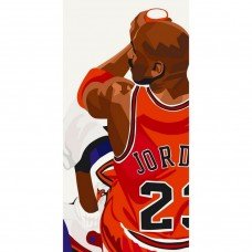 Картина по номерам "МАЙКЛ ДЖОРДАН" Art craft 10068-AC 40x80 см Картина по номерам "МАЙКЛ ДЖОРДАН" Art craft 10068-AC 40x80 см