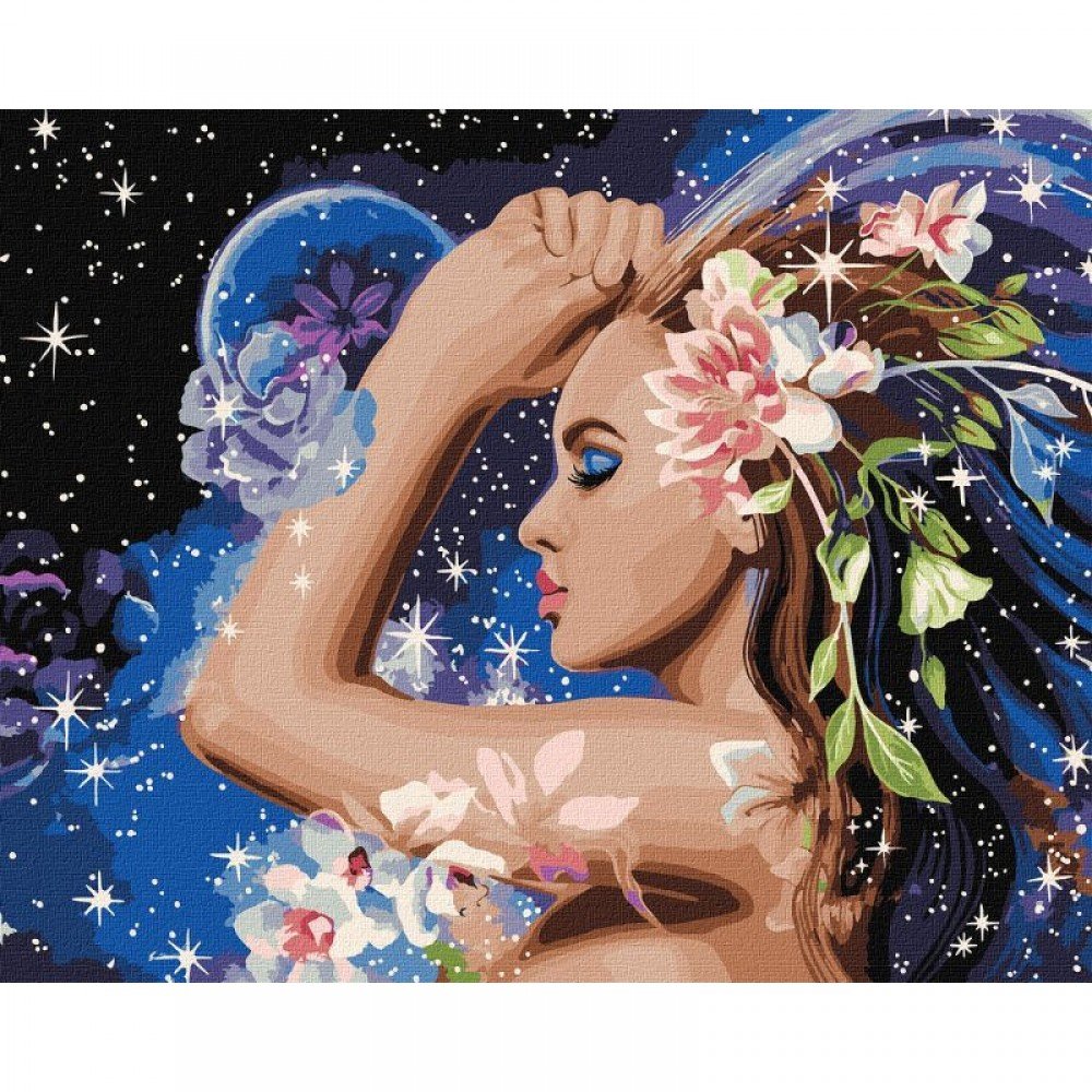 Картина по номерам "Вселенная внутри нас" ©annasteshka KHO2609 40х50 см