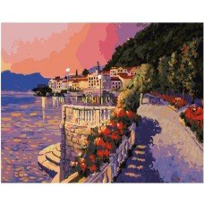 Картина по номерам. Brushme "Лазурная набережная" GX24685, 40х50 см