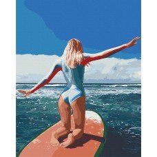 Картина по номерам Art Craft "Серфинг на Бали" 40х50 см 10261-AC 