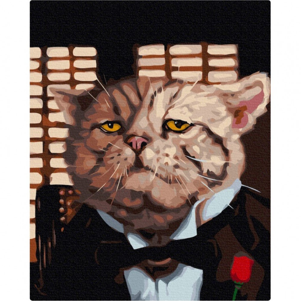 Картина по номерам "Крестный Отец" © Lucia Heffernan BS53512, 40х50см
