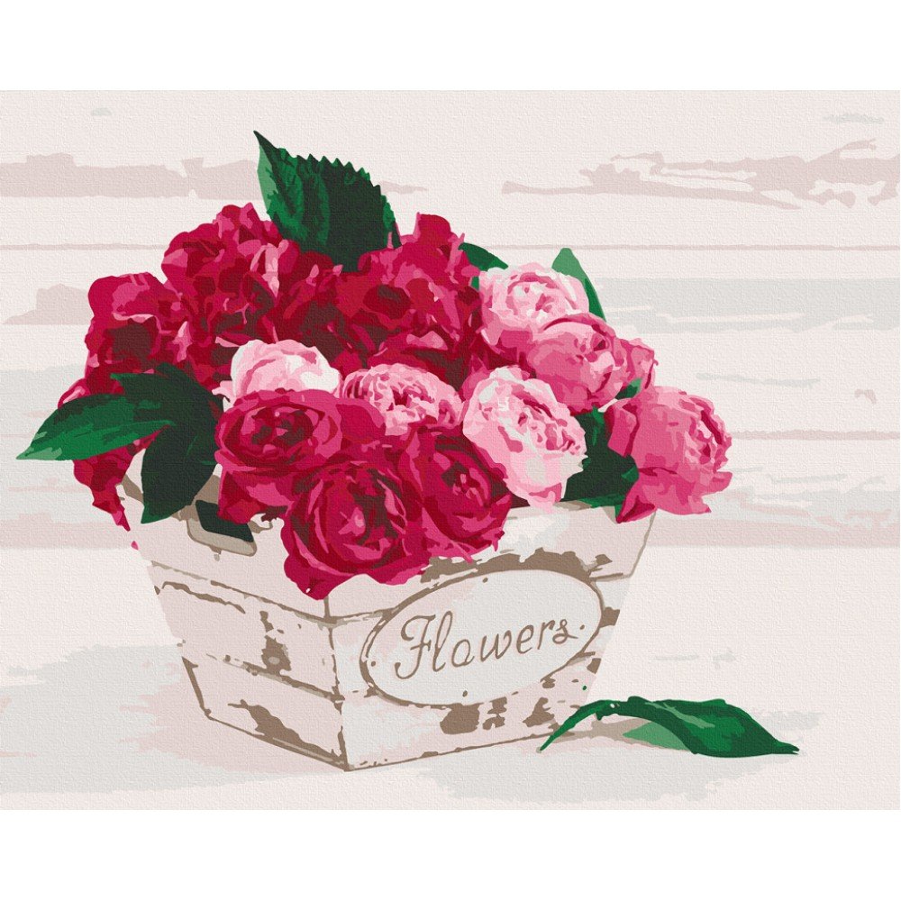 Картина по номерам Art Craft "Flower's box" 38х50 см 12137-AC