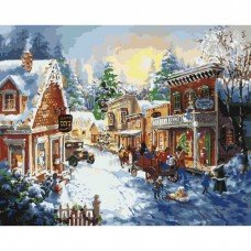 Картина по номерам "Накануне рождества" KHO2247, 40*50 см