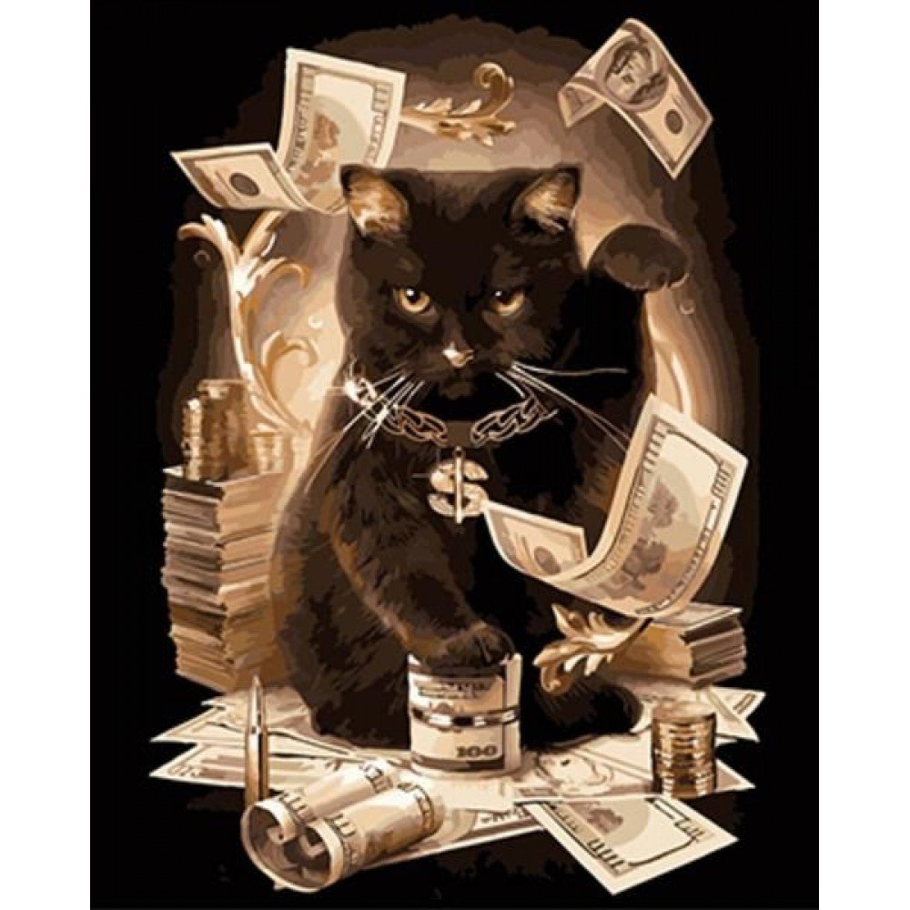 Картина по номерам Art Craft "Зажиточный кот" 40х50 см 11932