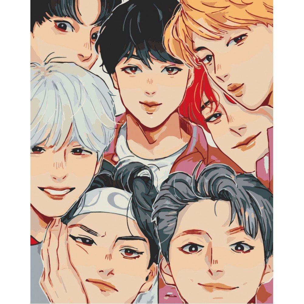Картина по номерам Art Craft "BTC Anime Art" 40х50 см 10277-AC