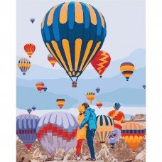 Картина по номерам. Люди "Воздушные мечты" KHO4503, 40х50 см