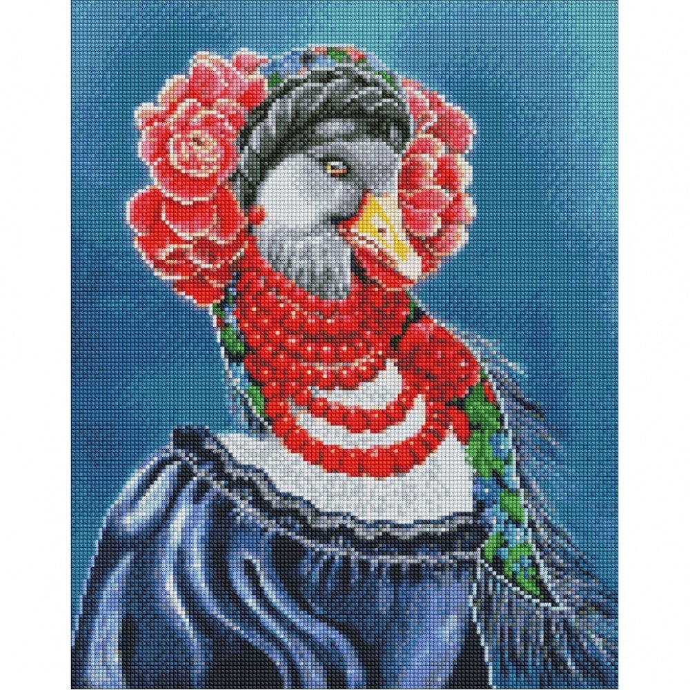 Алмазная мозаика "Украинская гусыня" AMO7601 40х50 см