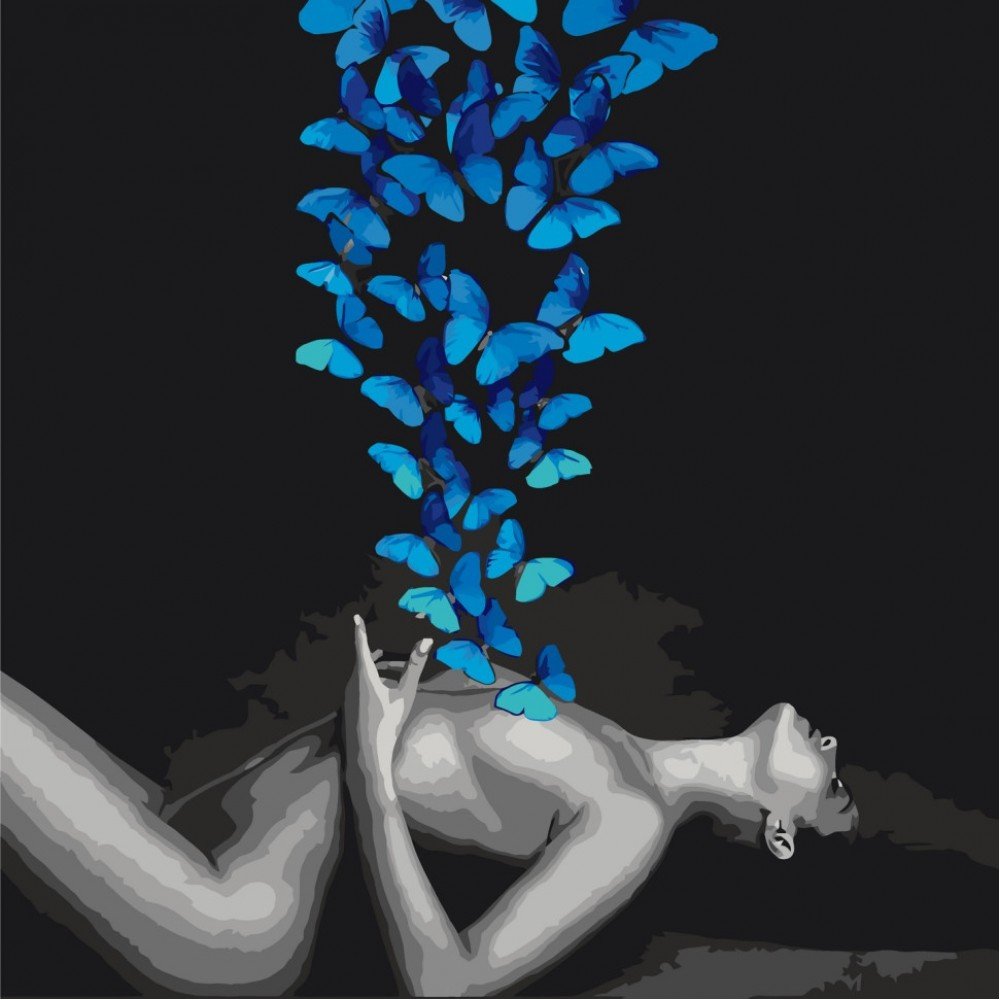 Картина по номерам "Обнаженные чувства" 10079-AC 40х40 см Картина по номерам "Обнаженные чувства" 10079-AC 40х40 см