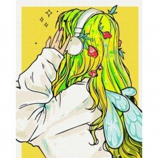 Картина по номерам "Playlist феи" @ nila_art_art Brushme BS53520 40х50 см