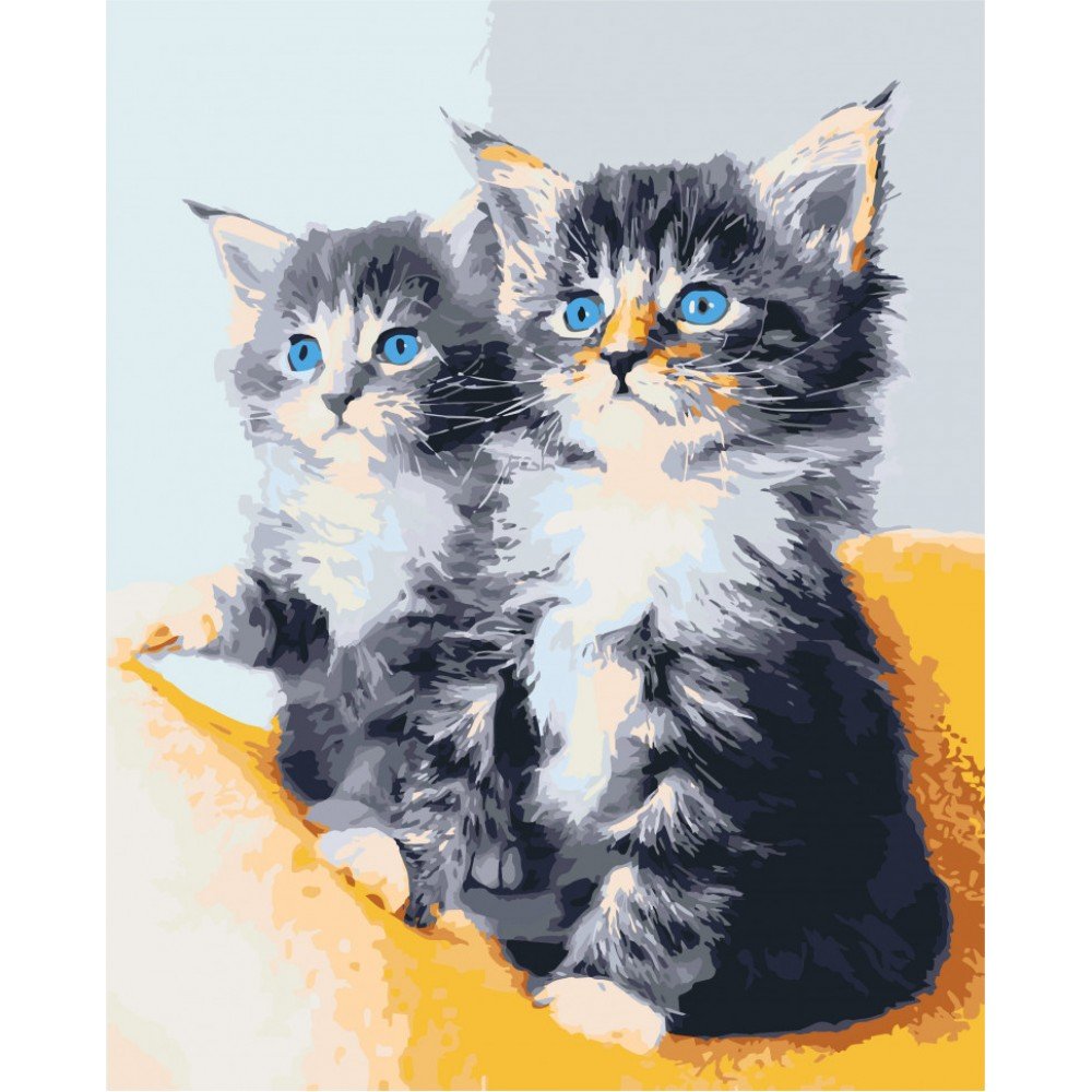 Картина по номерам Art Craft "Голубоглазые котята" 40х50 см 11617-AC