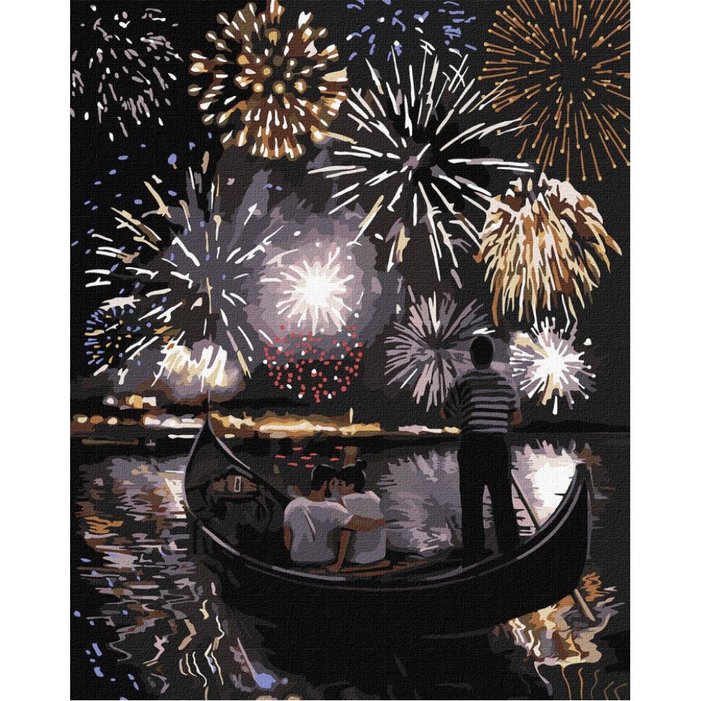 Картина по номерам "Романтическая Венеция" Идейка KHO4850 40х50 см