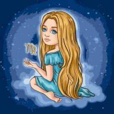 Картина по номерам "Знаки зодиака. Дева" 10092-AC 40х40 см Картина по номерам "Знаки зодиака. Дева" 10092-AC 40х40 см