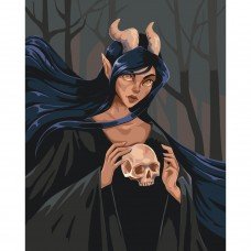Картина по номерам "Ведьма" ©LIEN_ILLUSTRATION 10001-AC 40х50 см Картина по номерам "Ведьма" ©LIEN_ILLUSTRATION 10001-AC 40х50 см