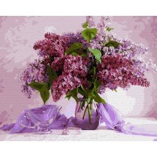 Картина по номерам Brushme "Любимая сирень" GX34024 