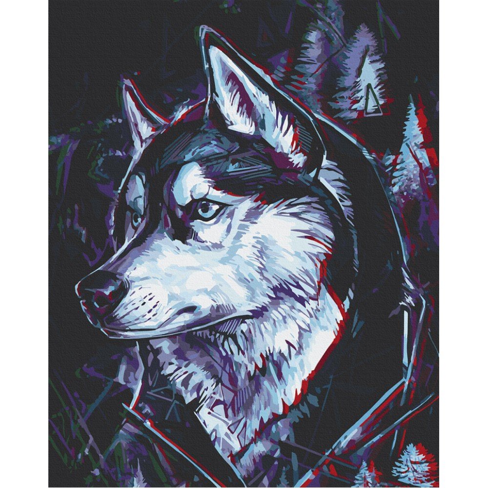 Картина по номерам Art Craft "Друг Хаски" 38х50 см 11625-AC