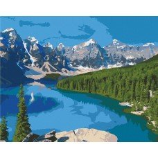 Картина по номерам Art Craft "Озеро Марейн, Канада" 38х50 см 10535-AC 