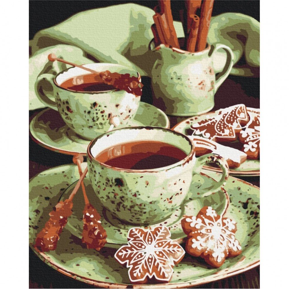 Картина по номерам "Мятные пряники" BS52724, 40х50 см