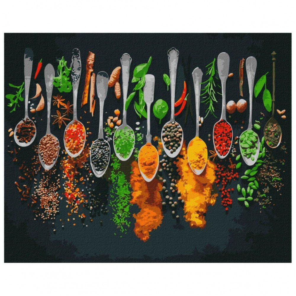 Картина по номерам "Пряности мира" Идейка KHO5673 40х50 см