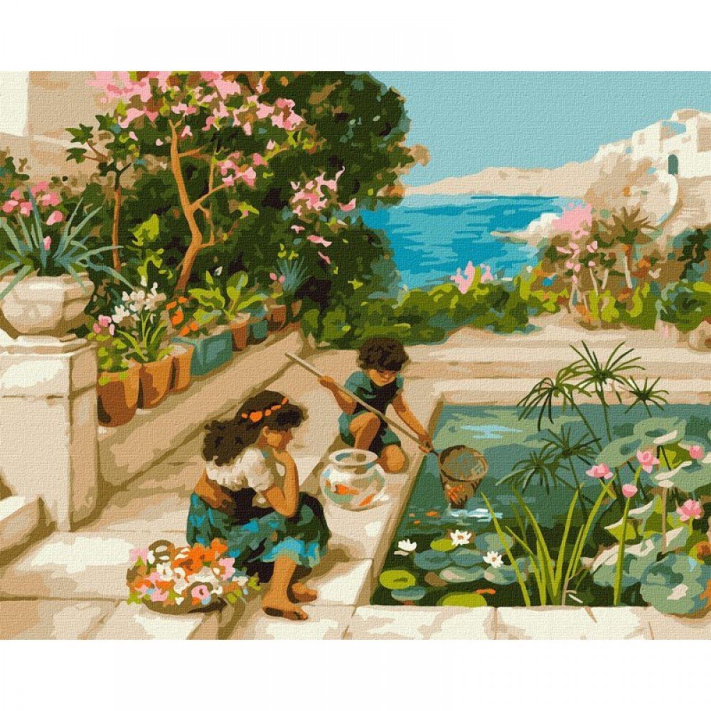 Картина по номерам "Наша золотая рыбка" ©William Stephen Coleman KHO2554 40х50 см Идейка