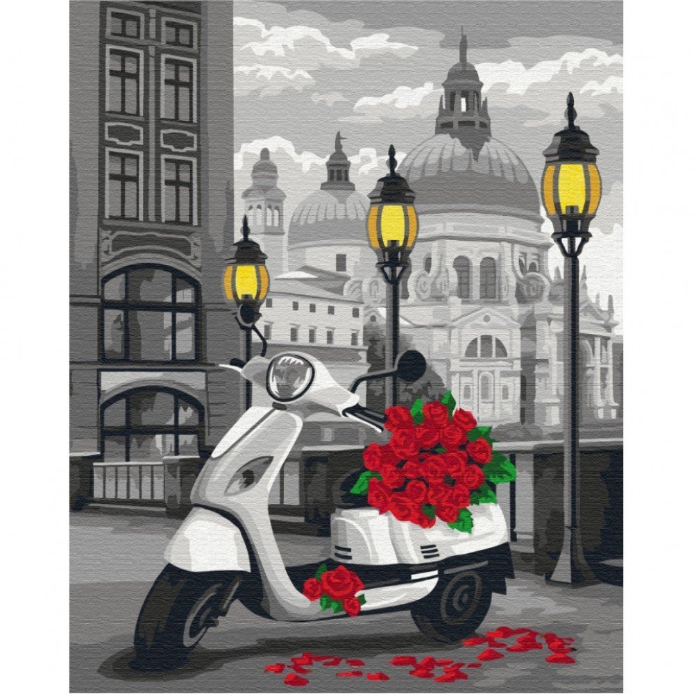 Картина по номерам "Букет с доставкой" Brushme BS51624 40х50 см