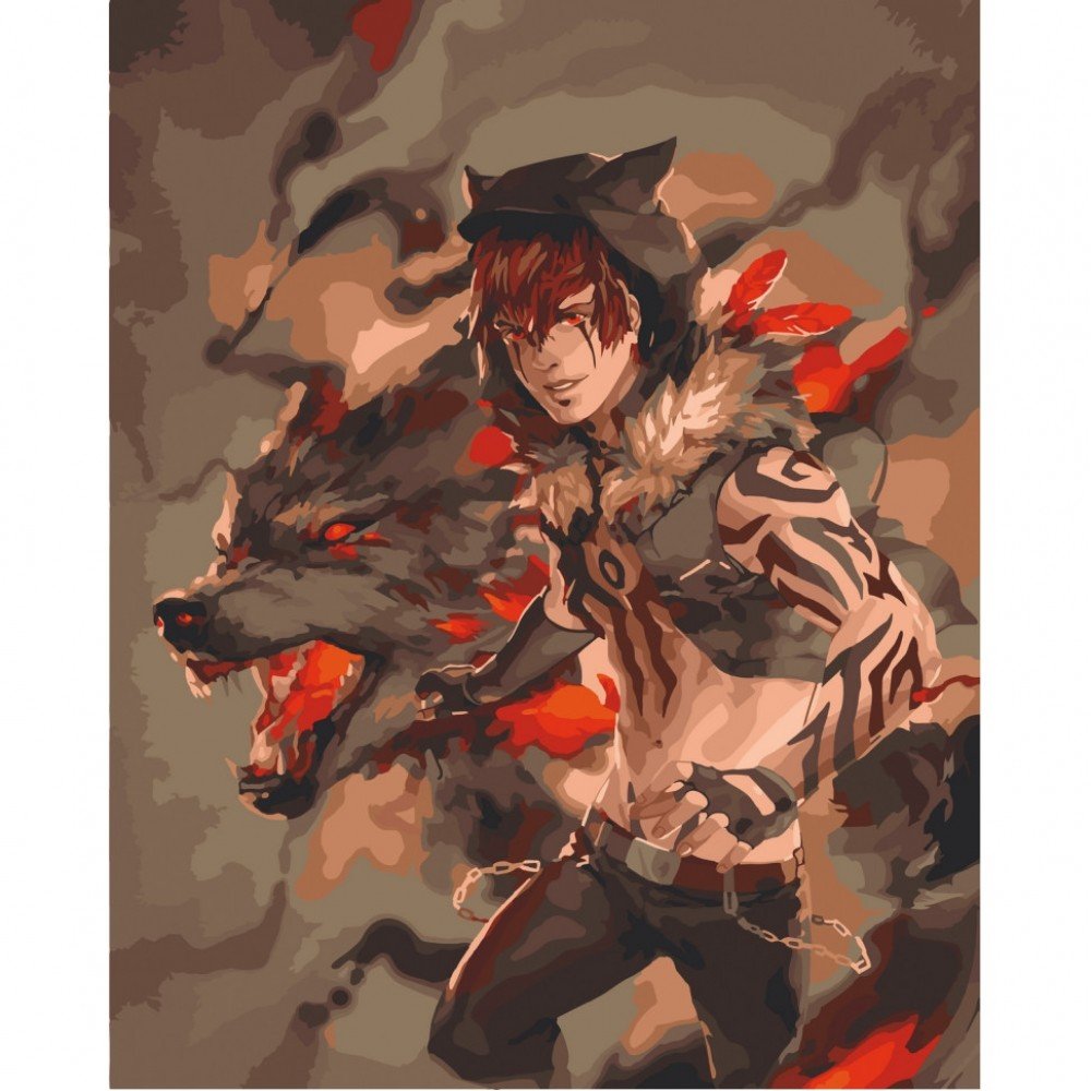 Картина по номерам "Волчья сила" Art Craft 10315-AC 40х50 см Картина по номерам "Волчья сила" Art Craft 10315-AC 40х50 см