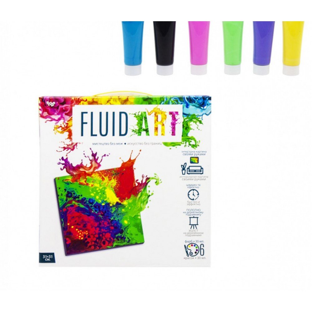 Набор креативного творчества "Fluid ART" FA-01-01-2-3-4-5, 5 видов FA-01-05