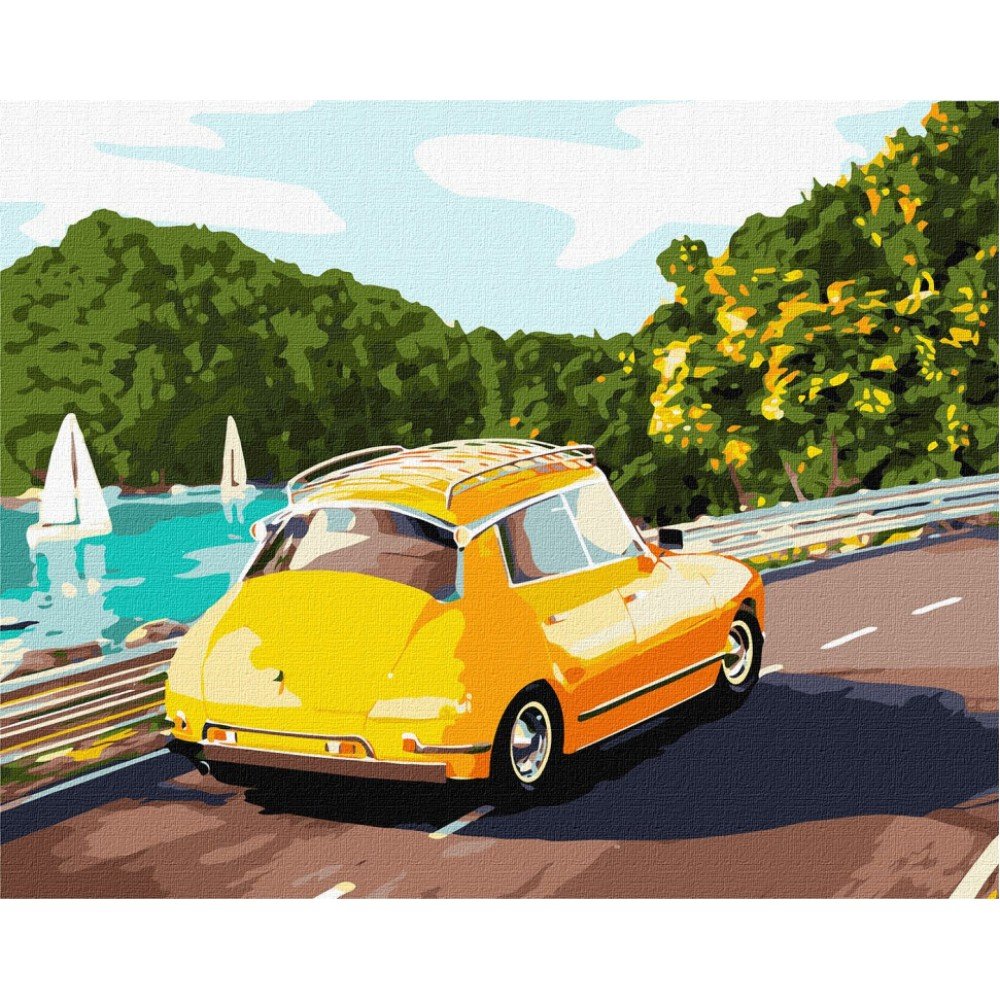 Картина по номерам "Яркое путешествие" KHO2523 Идейка 40х50см