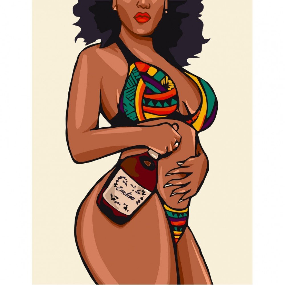 Картина по номерам "Разговор тела" Art Craft 10320-AC 40х50 см