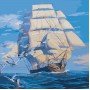 Картина по номерам Морской пейзаж "На всех парусах" KHO2708, 40х50 см