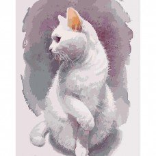 Картина по номерам "Хрупкий кот" 40*50см KHO4181