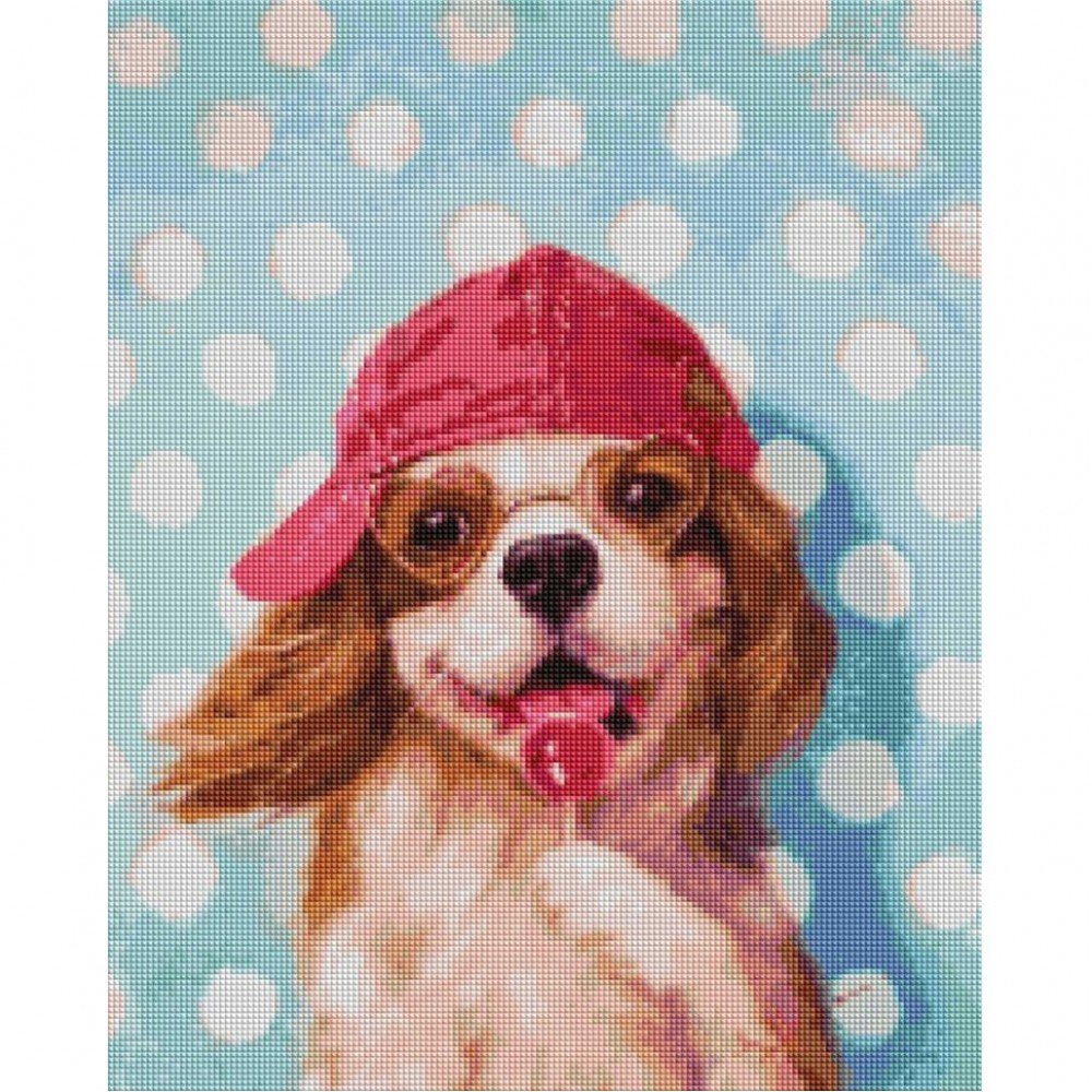 Алмазная мозаика "Песик с леденцом" ©Lucia Heffernan DBS1229, 40x50 см Алмазная мозаика "Песик с леденцом" ©Lucia Heffernan DBS1229, 40x50 см