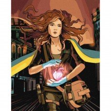 Картины по номерам Люди "Ангел жизни" Идейка KHO4935 40х50см