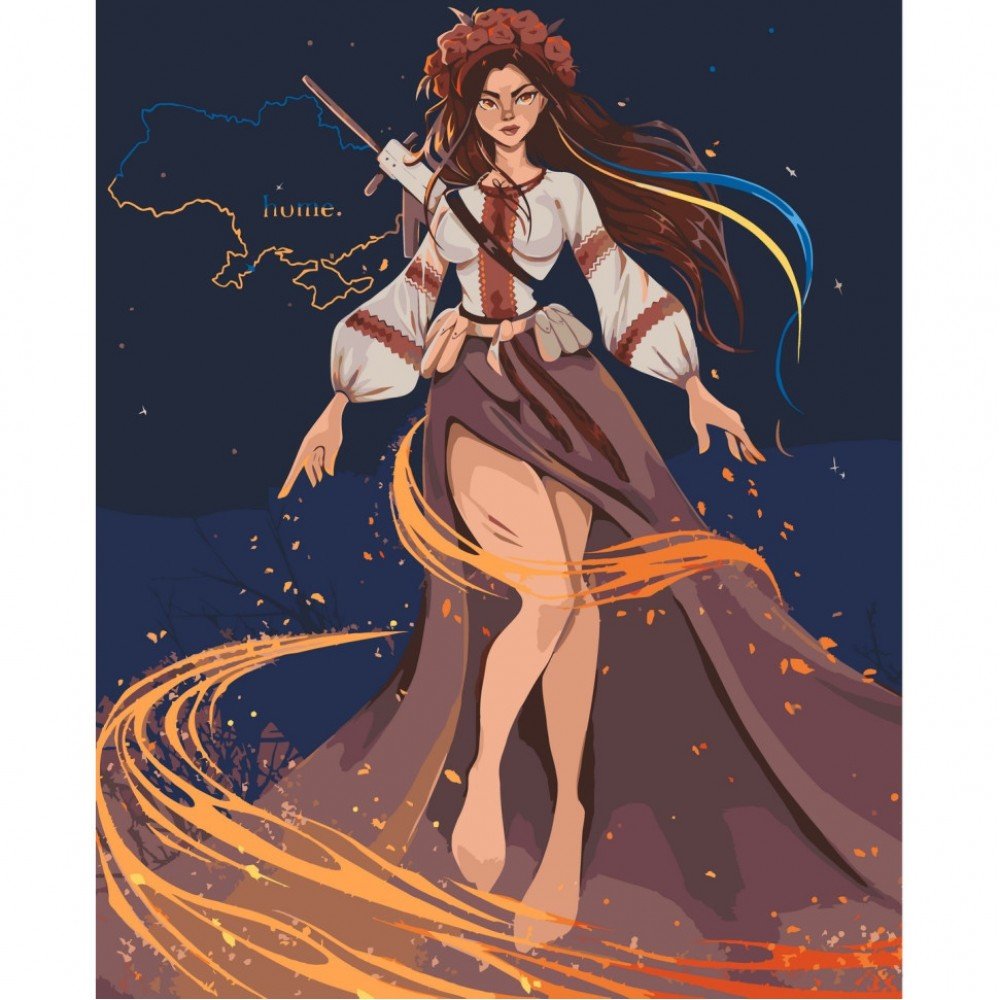 Картина по номерам "Несокрушимая" ©LIEN_ILLUSTRATION 10076-AC 40х50 см Картина по номерам "Несокрушимая" ©LIEN_ILLUSTRATION 10076-AC 40х50 см