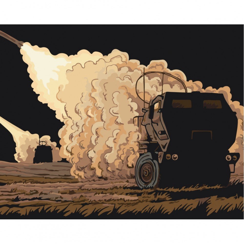 Картина по номерам "Оборона Украины" Bambi 10594-NN 40х50 см
